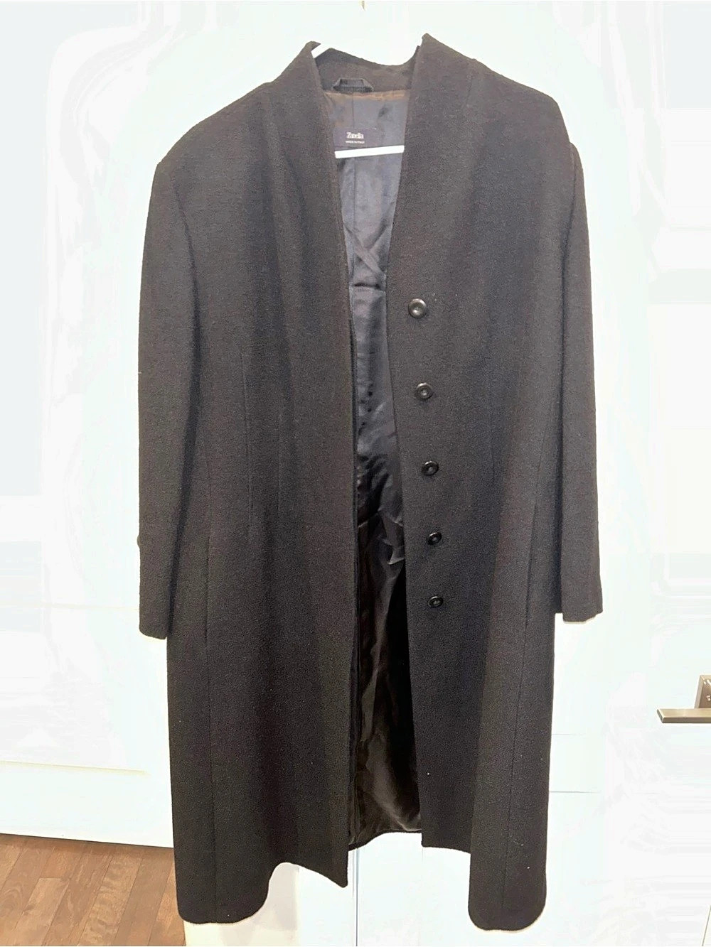 Zanella made in Italy 42in Mandarin Collar Trench Coat Size Medium